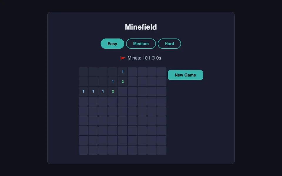 Minefield game artwork