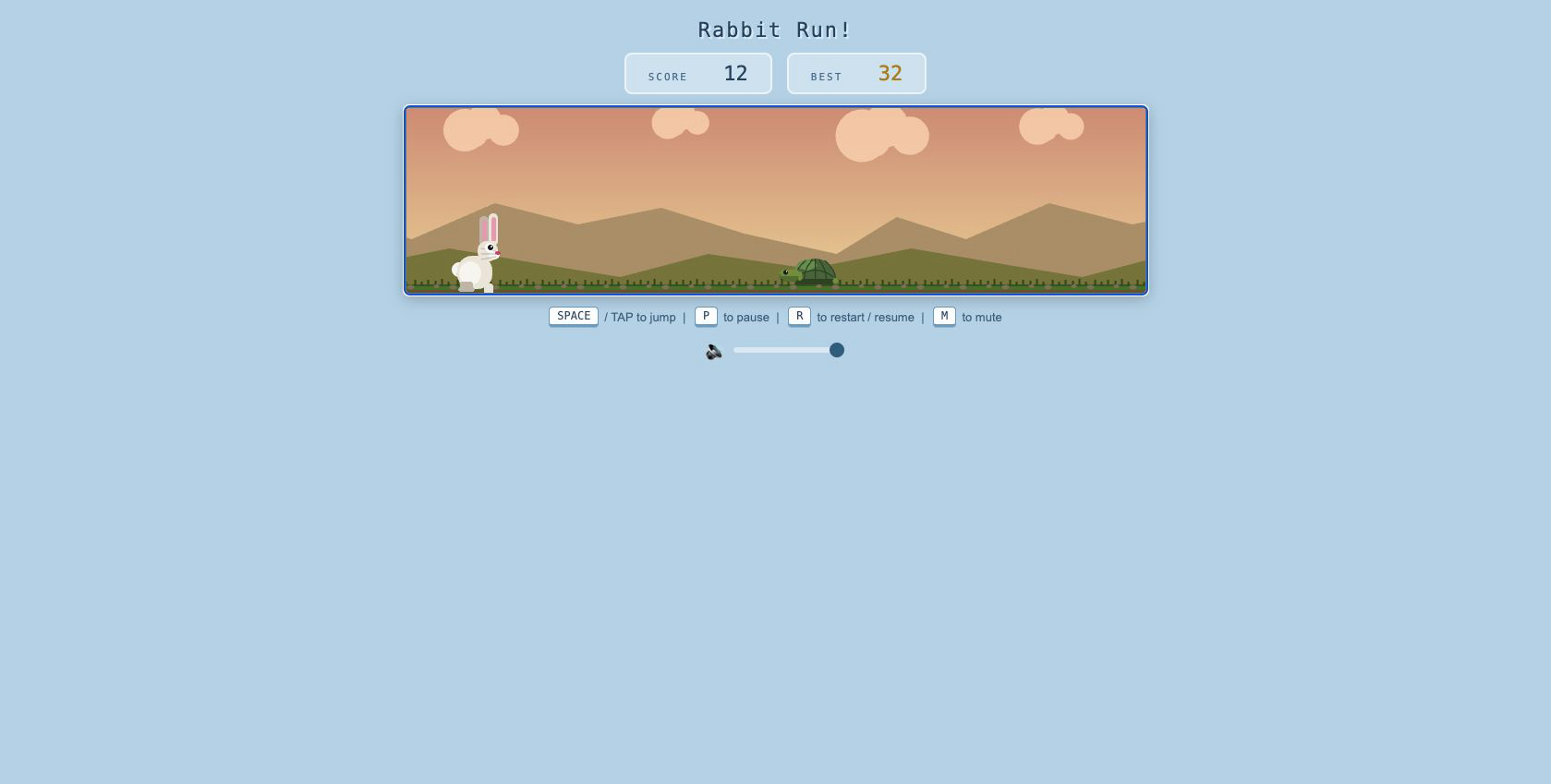 Rabbit Run game artwork