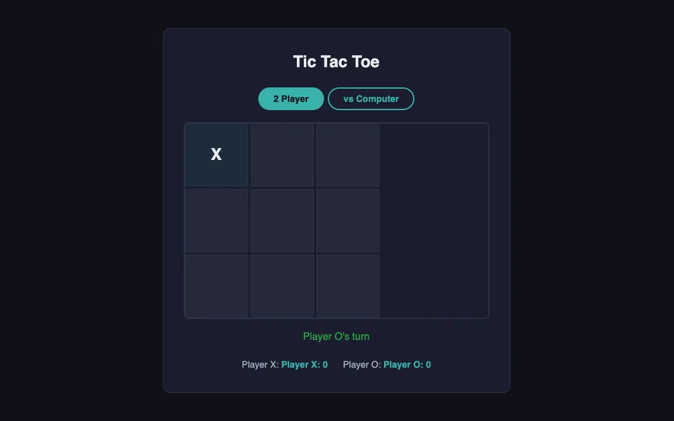 Tic-Tac-Toe game artwork